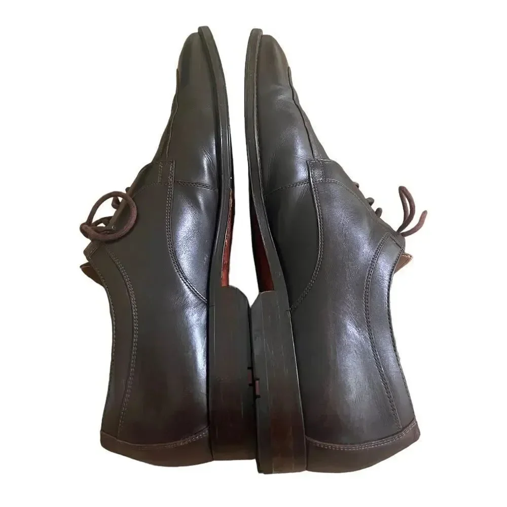 Lloyd Classics Germany Brown Leather Dress Shoes Mens 10